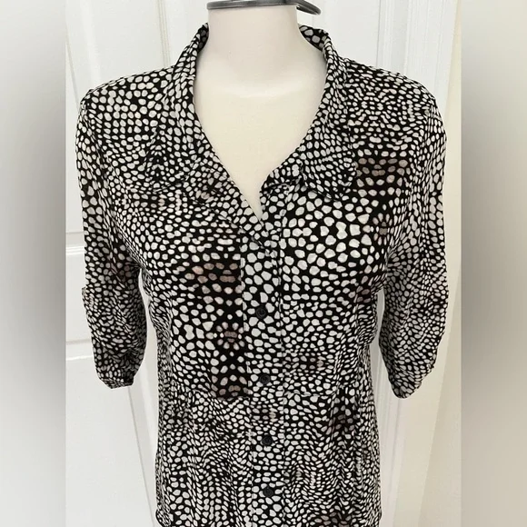 Style & Co long style blouse. Size large - Picture 2 of 6